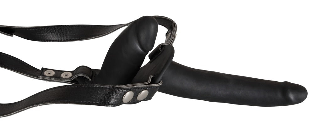 05111290000-3-Double Strap On Black Silicone-3