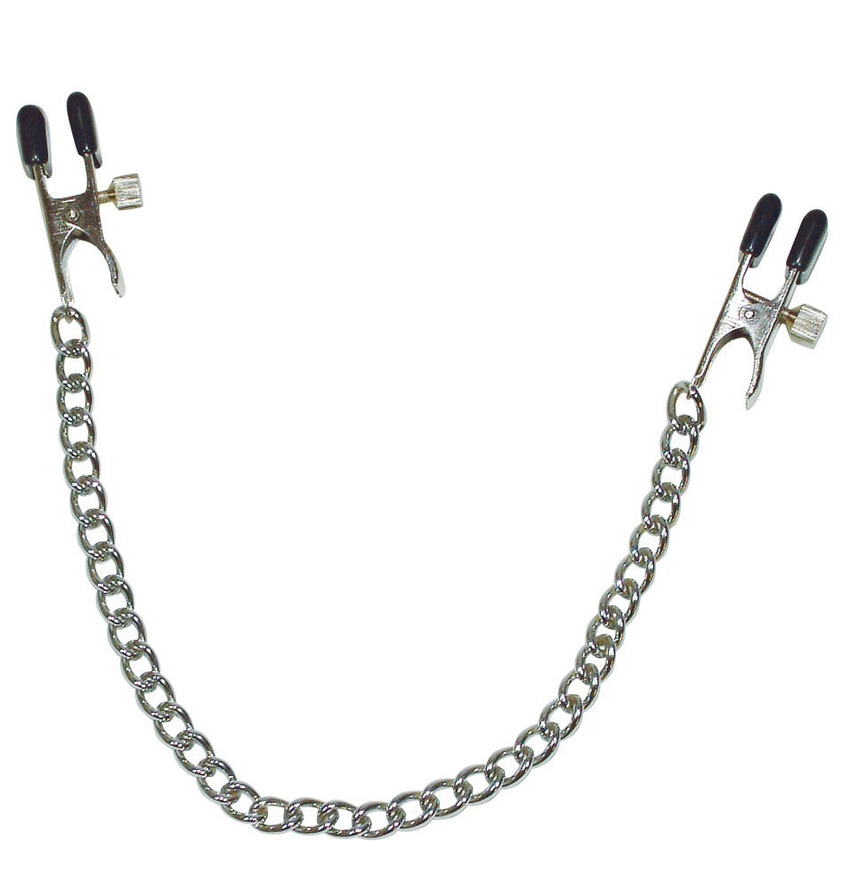 05277690000-2-Nipple Clamps with Metal Chain-2