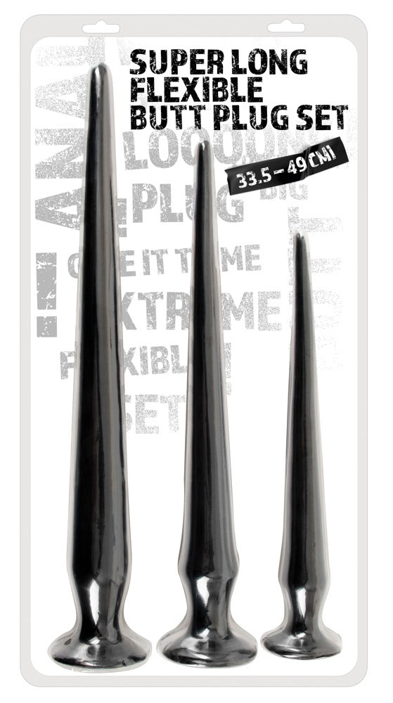 05387010000-1-Super Long Flexible Butt Plug Set-1