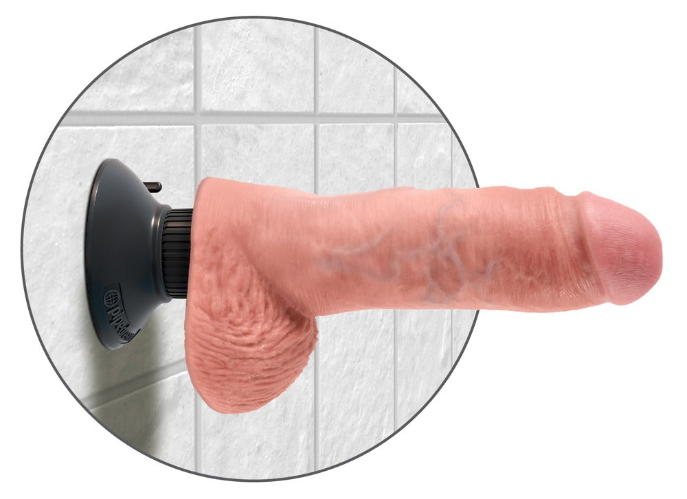 05419150000-4-8“ Vibrating Cock with Balls-4