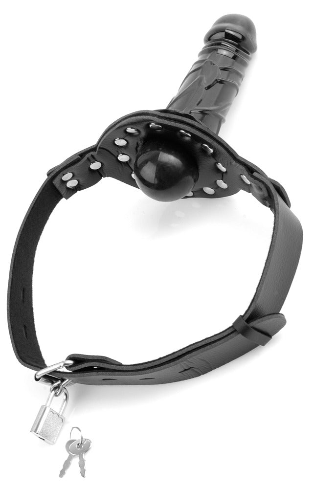 05439500000-3-Deluxe Ball Gag with Dildo-3