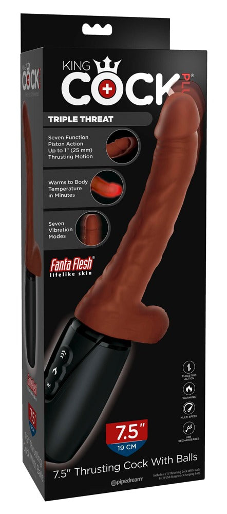 05465420000-1-7,5“ Thrusting Cock with Balls-1