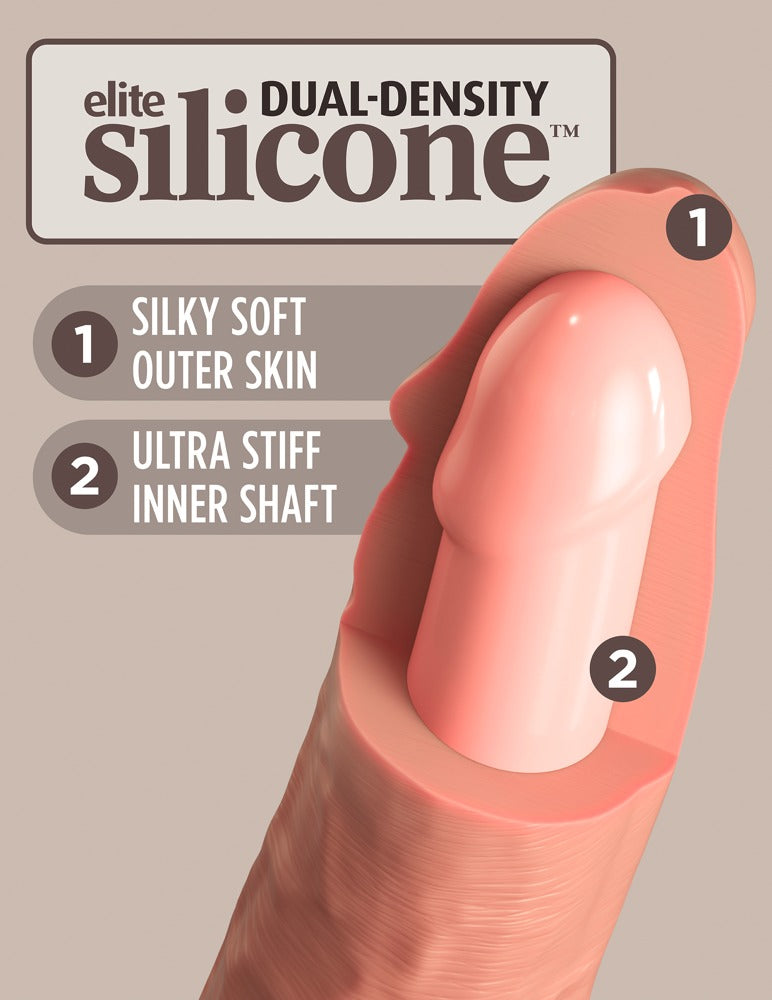 05467630000-4-11“ Dual Density Silicone Cock-4