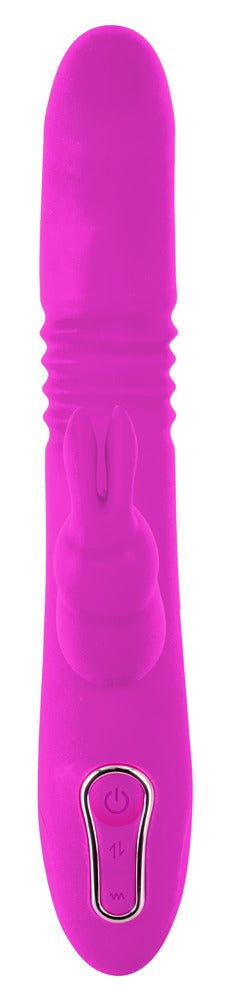 05548040000-3-Thrusting Pearl Rabbit Vibrator-3