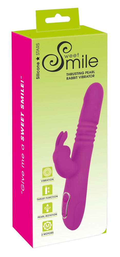 05548040000-1-Thrusting Pearl Rabbit Vibrator-1
