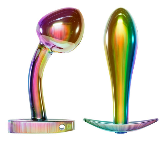 -1-Metal Butt Plug Set in Rainbow Colours-1