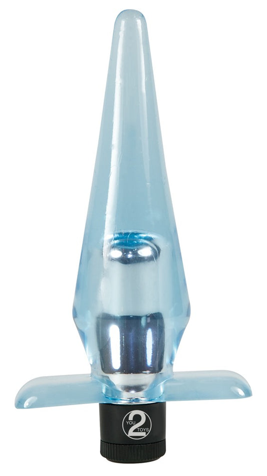 05604300000-2-Anal Blue vibr. Buttplug-2