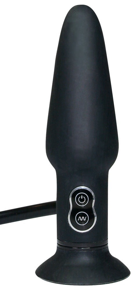 05746000000-3-True Black Vibrating Anal Plug-3