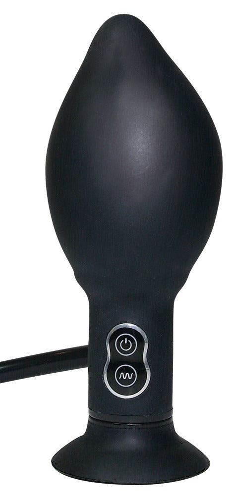 05746000000-4-True Black Vibrating Anal Plug-4