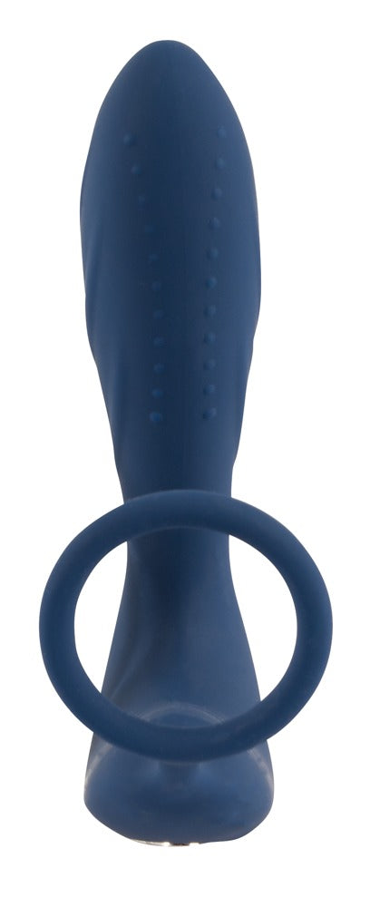 05948810000-4-Vibrating Prostate Plug with cockring-4