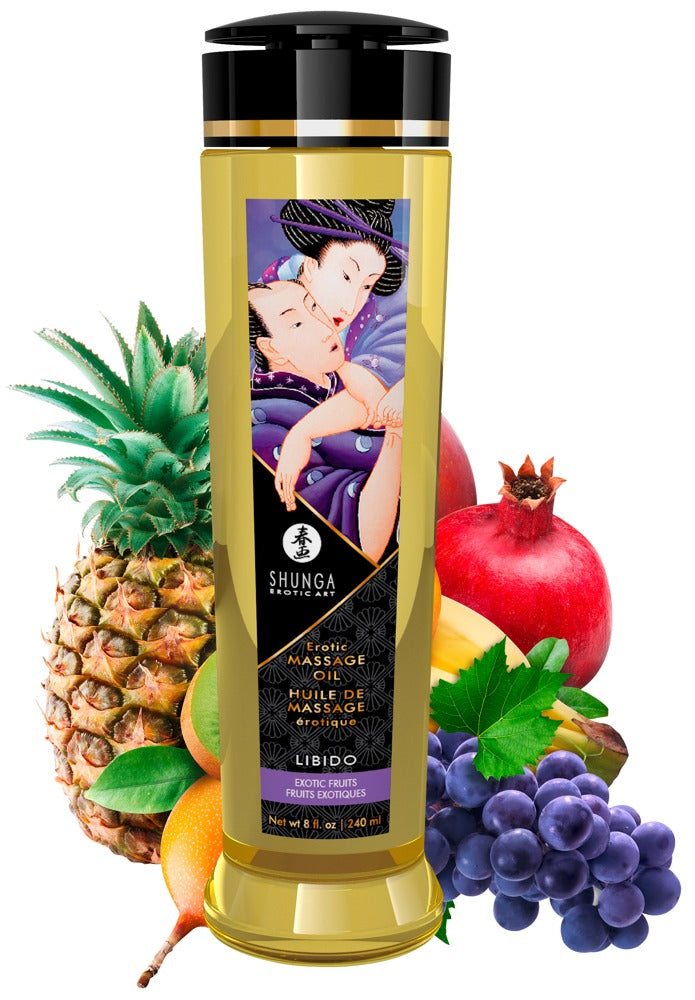 Olio da massaggio erotico - 11 diverse fragranze tra cui scegliere