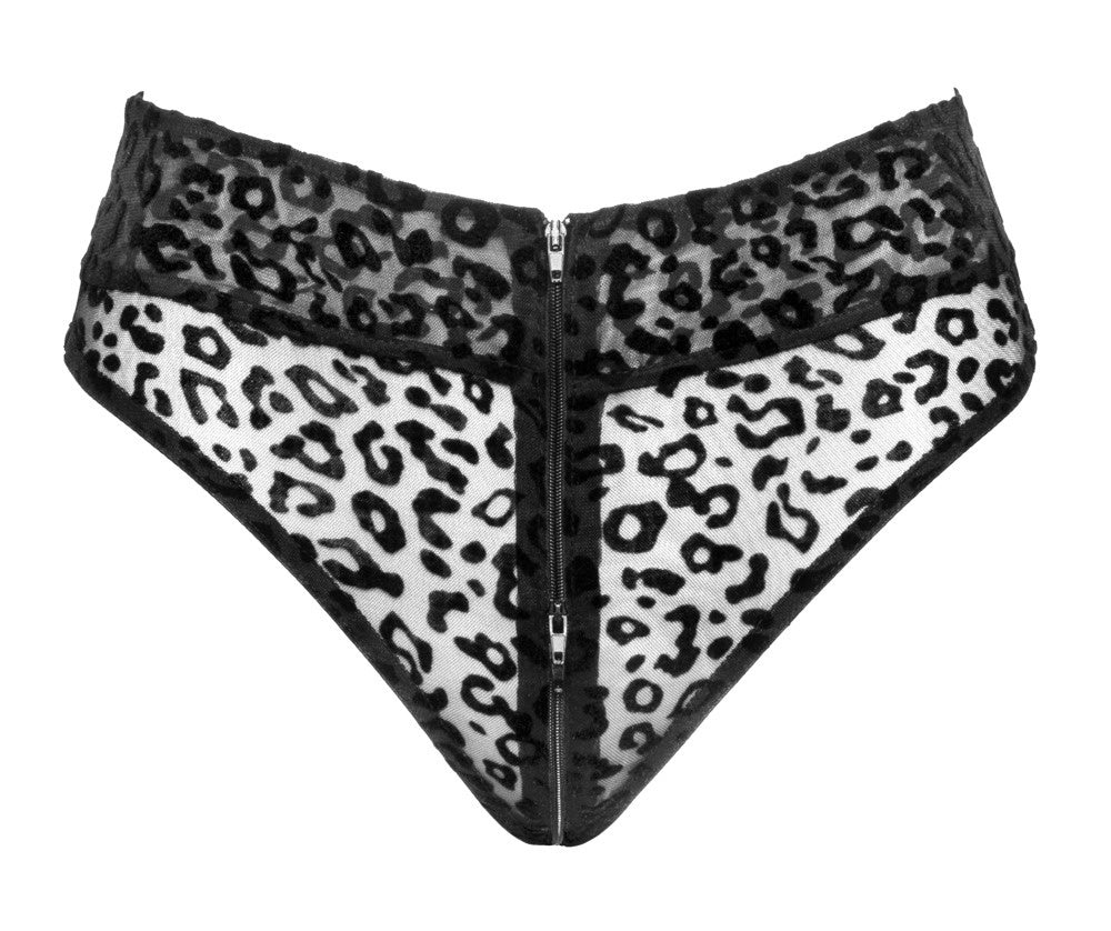 Slip a vita alta di Noir con sgambatura alta