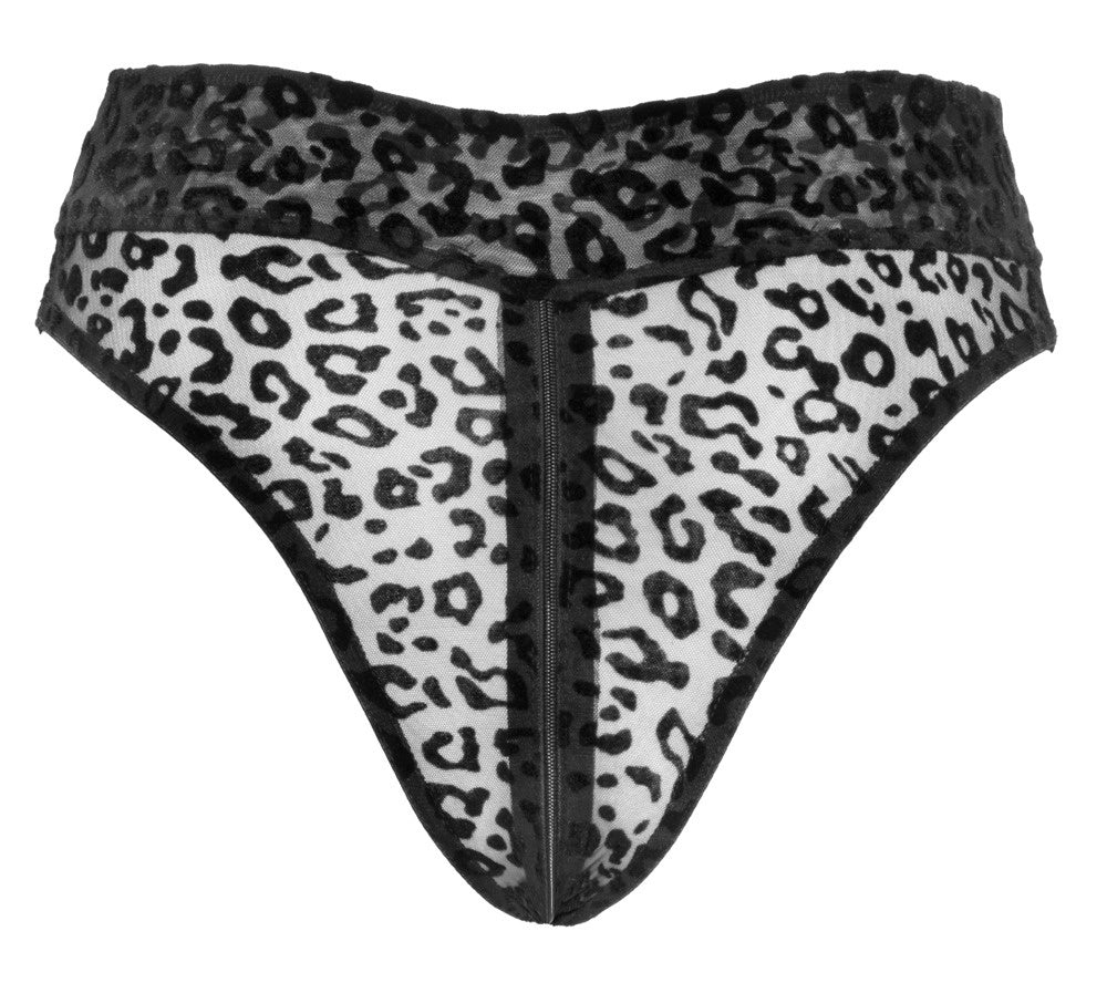 Slip a vita alta di Noir con sgambatura alta