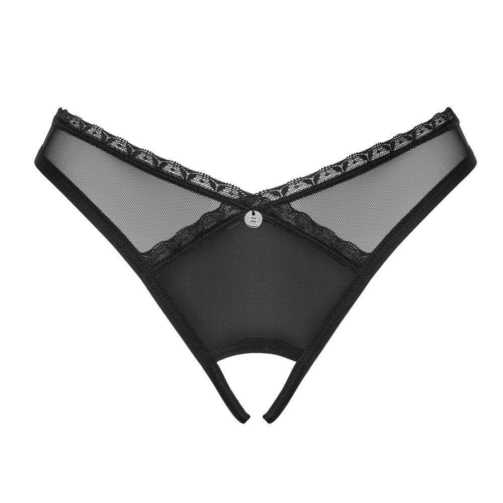 Schwarz-transparenter Riostring ouvert Latinesa