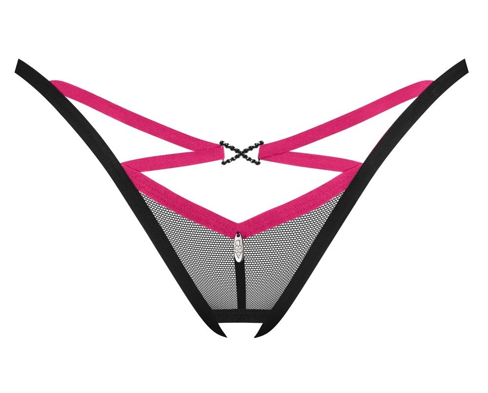 Schwarz-transparenter Riostring ouvert Novenes