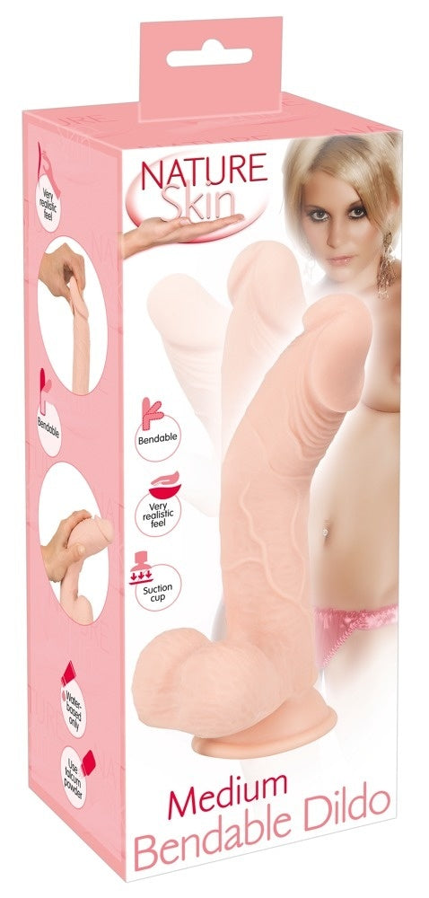 Medium Dildo von Nature Skin 24cm