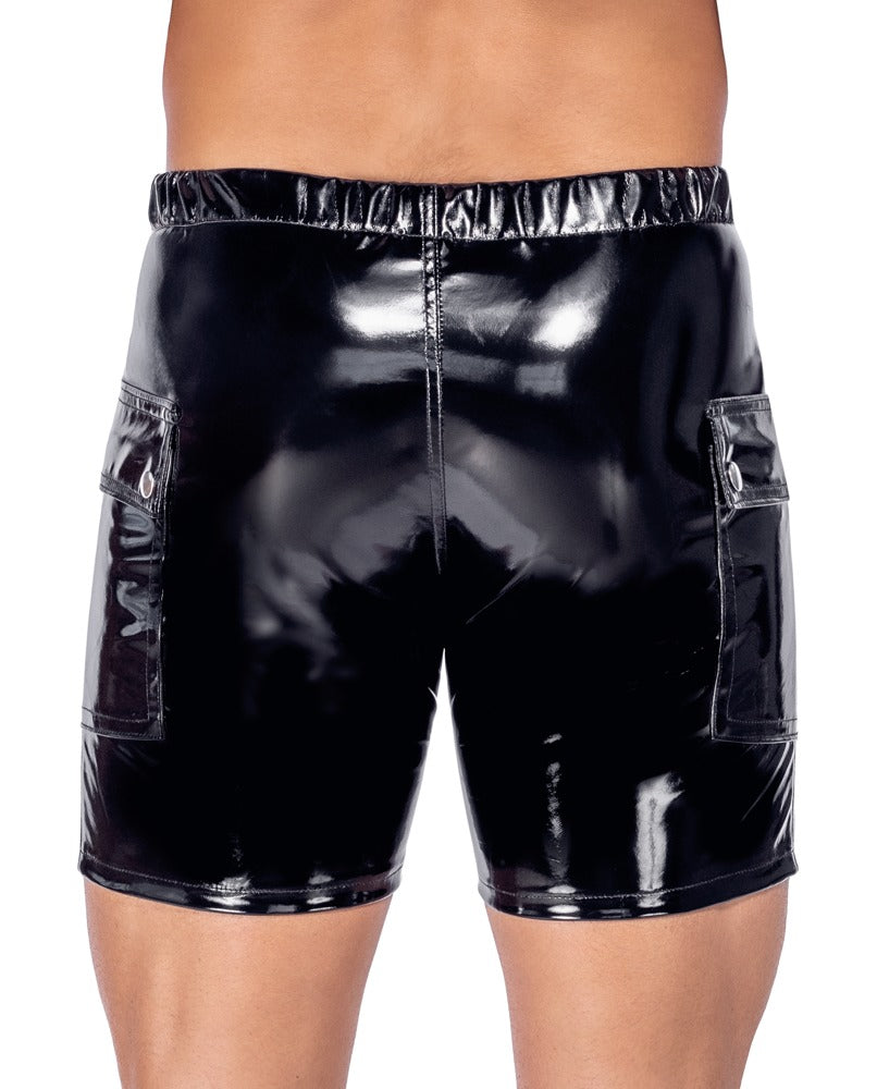 28905691701-4-Shorts aus Lack-4