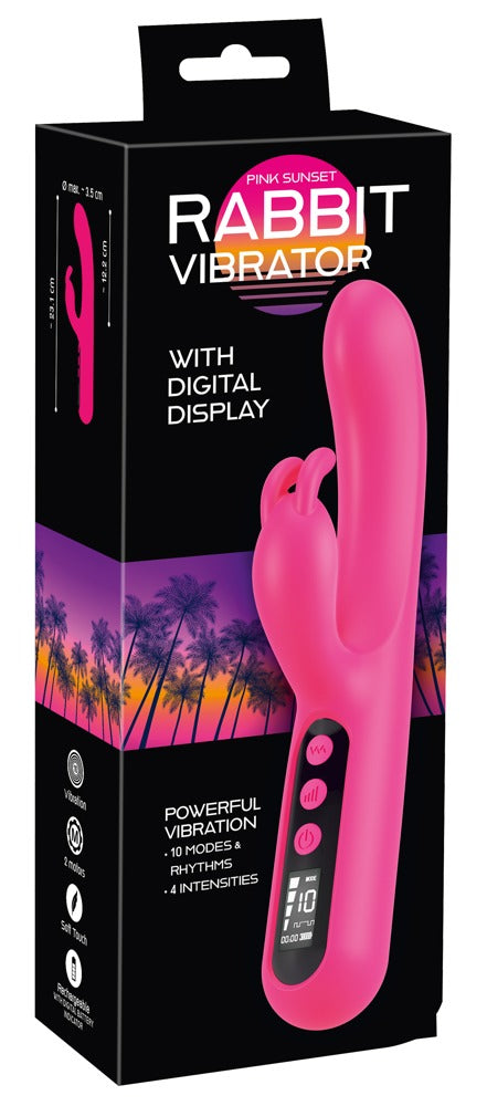 54023360000-1-Pink Sunset Rabbit Vibrator-1