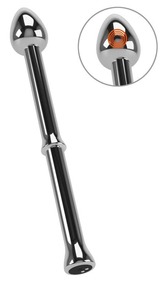 54033830000-2-Vibrating Prostata Stimulator: Metal Milking Stick-2