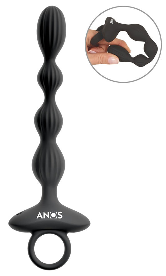 54051650000-2-Flexible Anal Beads with Jumping Vibrations-2