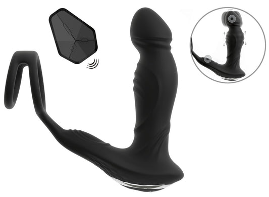 54055130000-2-RC Vibrating Prostate Plug with Nodding Function-2