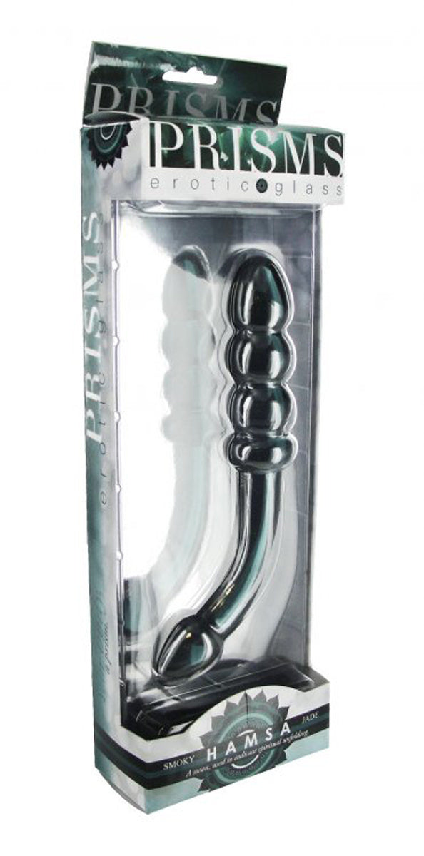 Dildo Hamsa per punto G/prostata - Giada fumosa