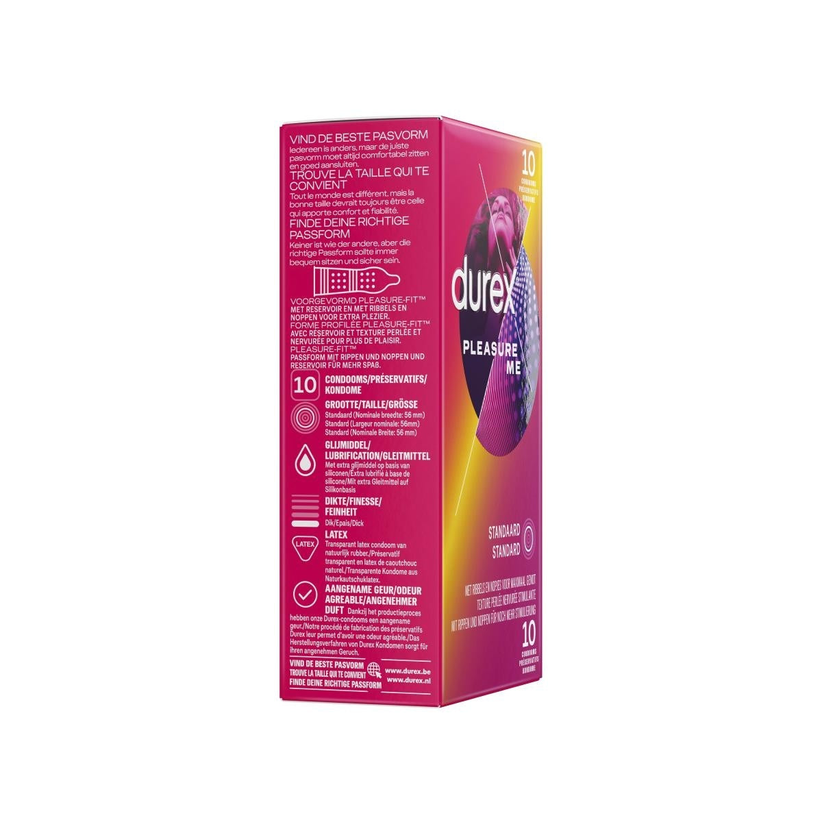 Preservativi Durex Pleasure Me - 10 preservativi
