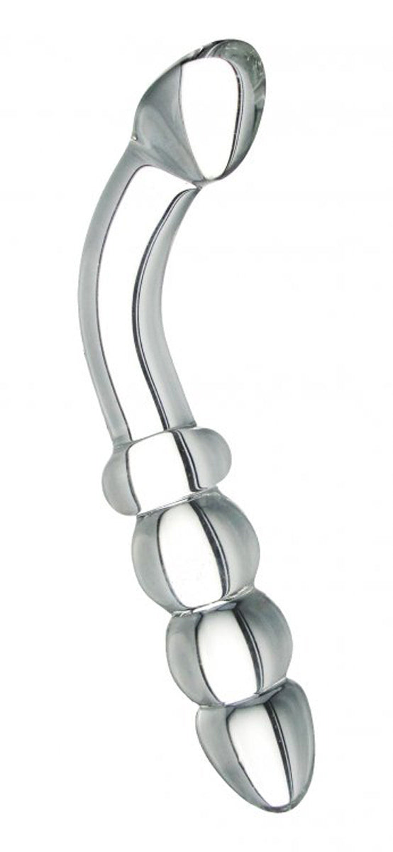 Dildo in vetro per punto G/punto P di Hamsa