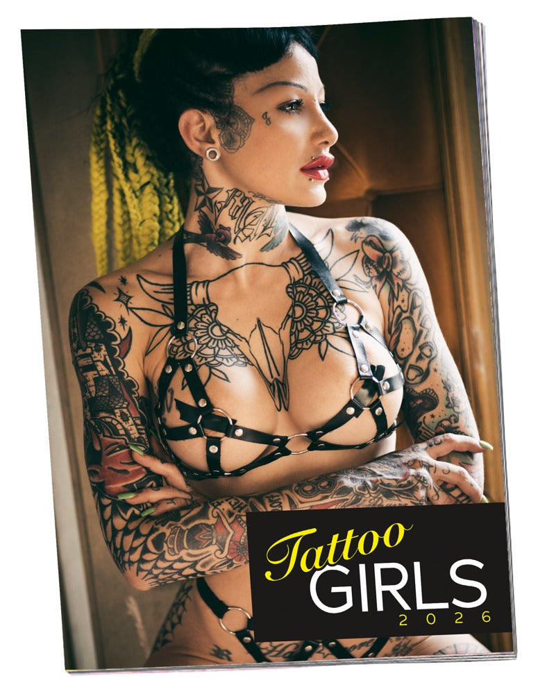 --Pin-up Kalender Tattoo-Girls 2026 - 10er-