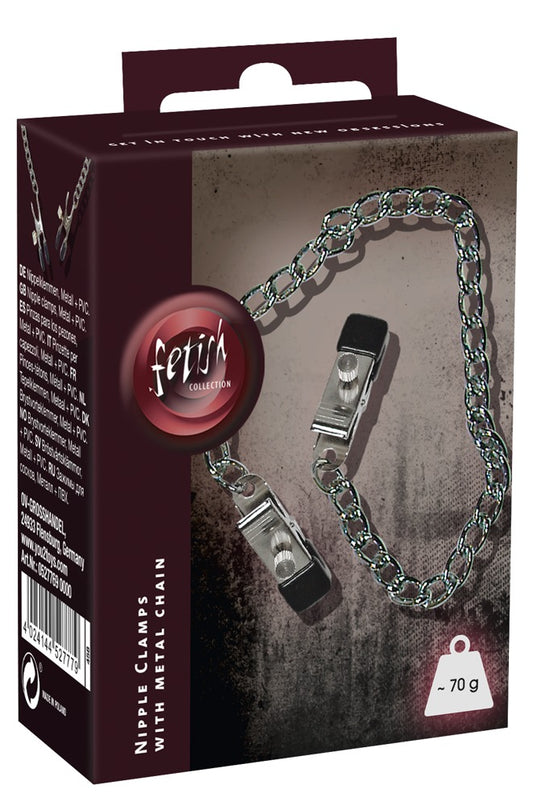 05277690000-1-Nipple Clamps with Metal Chain-1