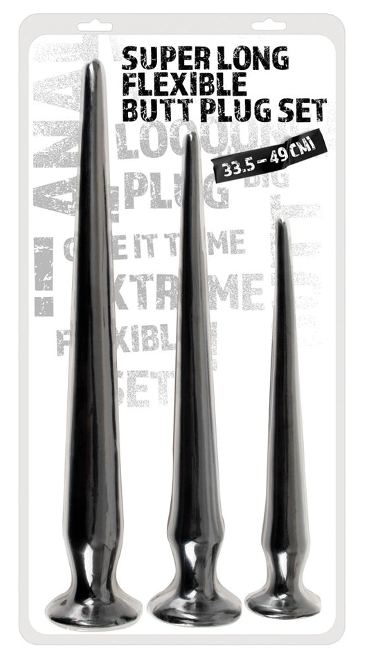 05387010000-1-Super Long Flexible Butt Plug Set-1
