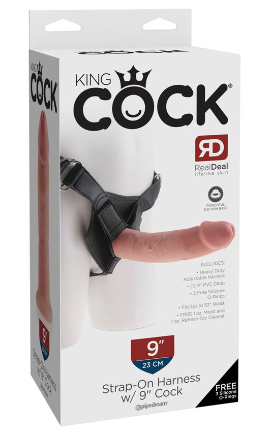05423420000-1-Strap-on Harness with 9 Inch Cock-1