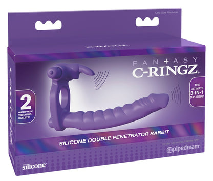 05447360000-1-Silicone Double Penetrator Rabbit-1