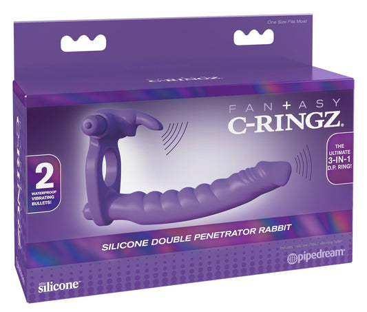 05447360000-1-Silicone Double Penetrator Rabbit-1