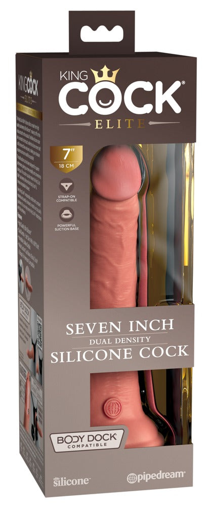 05466820000-1-7“ Dual Density Silicone Cock-1