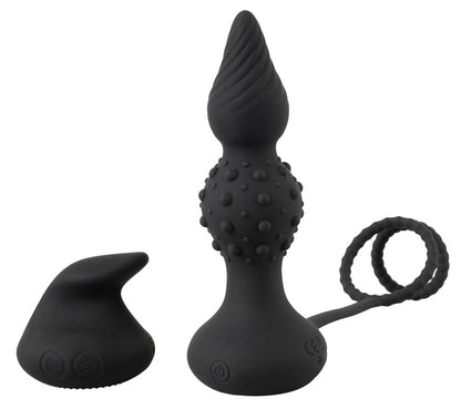 05523990000-2-RC Butt Plug with Cock & Ball Rings-2