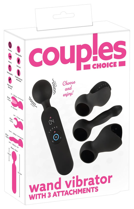 05556140000-1-wand vibrator with 3 Attachments-1