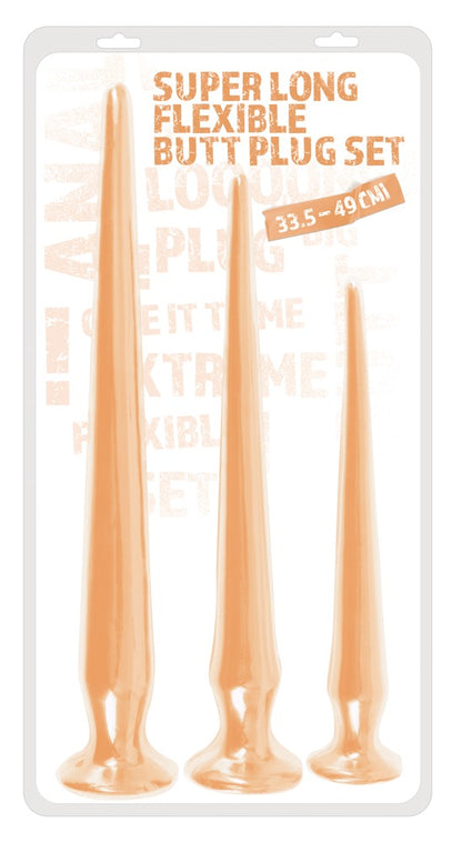 05560090000-1-Super Long Flexible Butt Plug Set-1