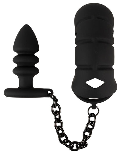 05563000000-3-Cock cage with butt plug-3