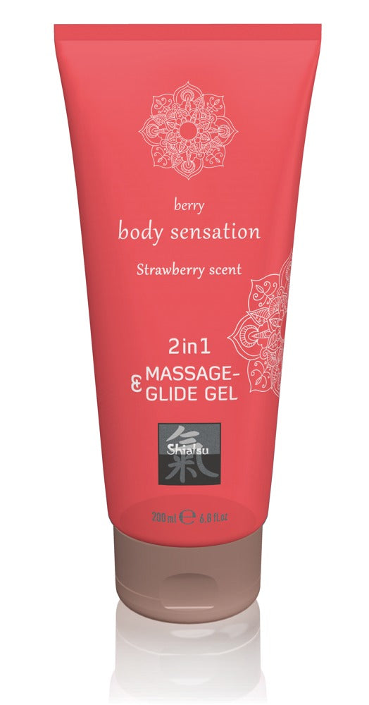 --Massage & Glide Gel 2in1 Strawberry-