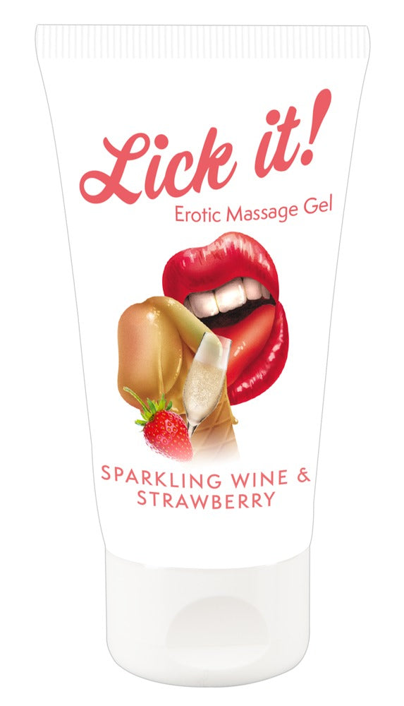 --Erotic Massage Gel Strawberry-