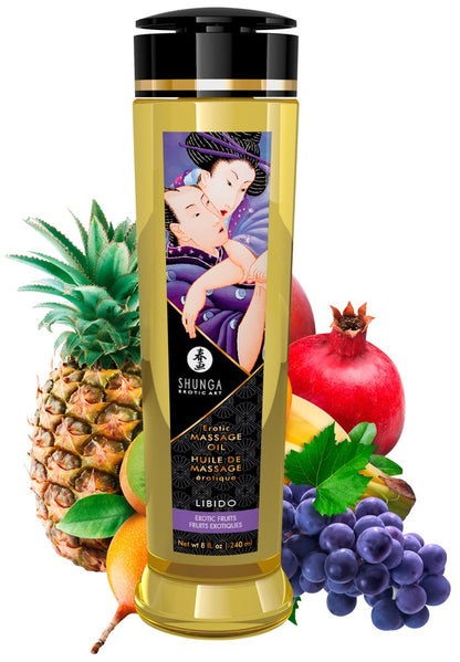Olio da massaggio erotico - 11 diverse fragranze tra cui scegliere