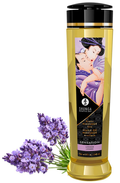 Olio da massaggio erotico - 11 diverse fragranze tra cui scegliere