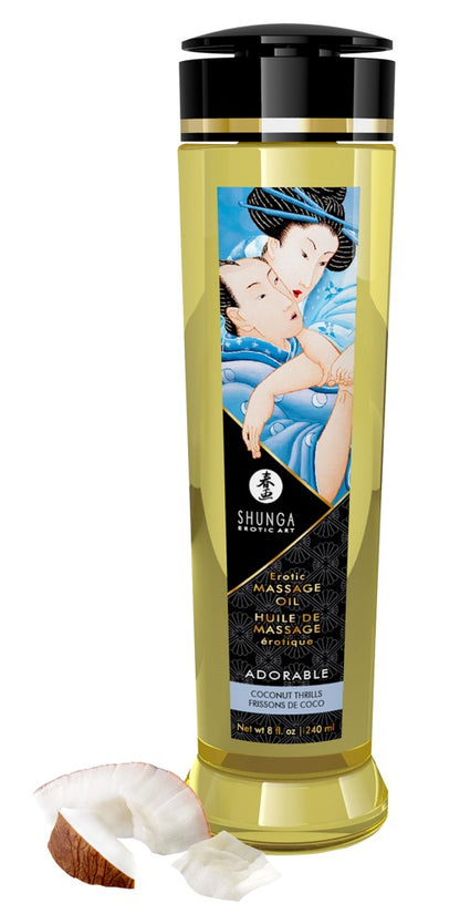 Olio da massaggio erotico - 11 diverse fragranze tra cui scegliere