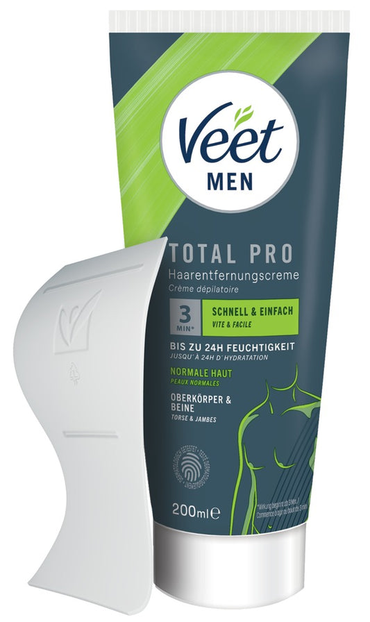 --Veet Men TOTAL PRO Haarentfernungscreme-