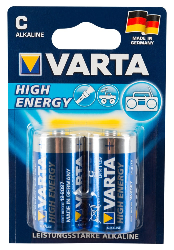 --Batterien Typ C, 2er-Set-