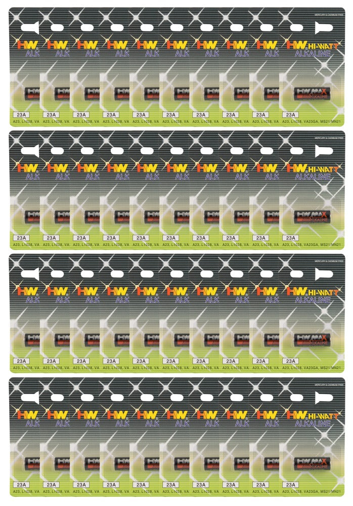 -1-Batterie 23A, 40 x 1er-1