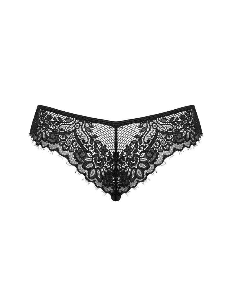 Slip in pizzo nero - Maderris di Obsessive