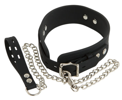 24915591001-2-Silikon-Halsband mit Leine-2