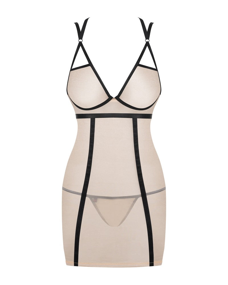 27514885111-4-Nudelia Chemise & Tanga-4